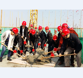 智博体育在线app官网方大城封顶仪式顺利举行