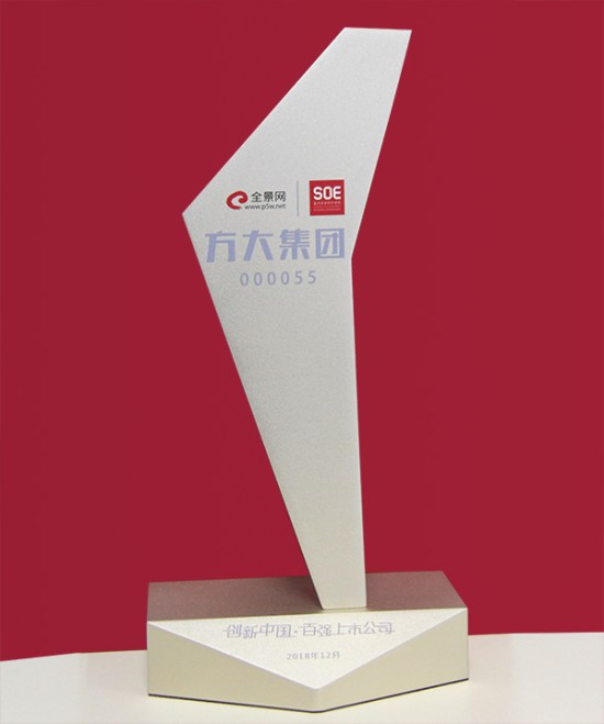 智博体育在线app官网荣获“创新中国·百强上市公司”奖