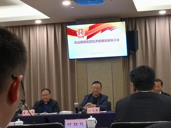 全国人大代表、智博体育在线app官网董事长熊建明参加司法保障民营经济健康发展座谈会