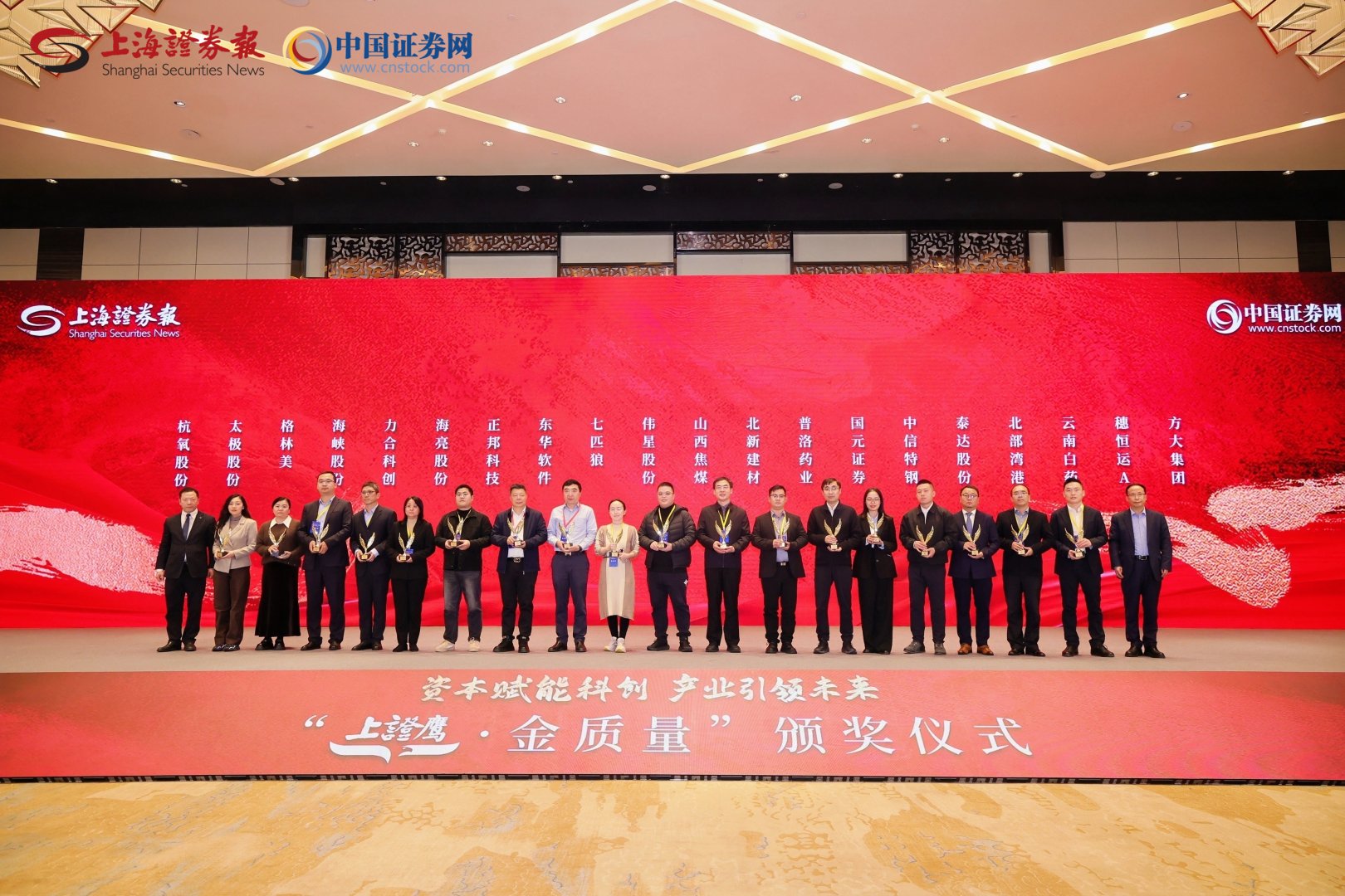 智博体育在线app官网荣膺“金质量·公司治理奖”，企业治理树立标杆